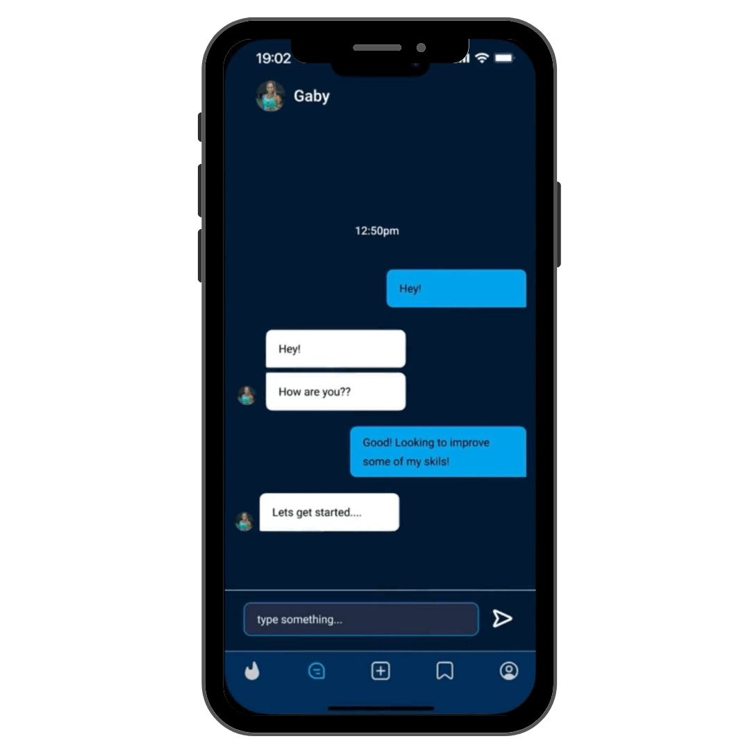 app chat feature