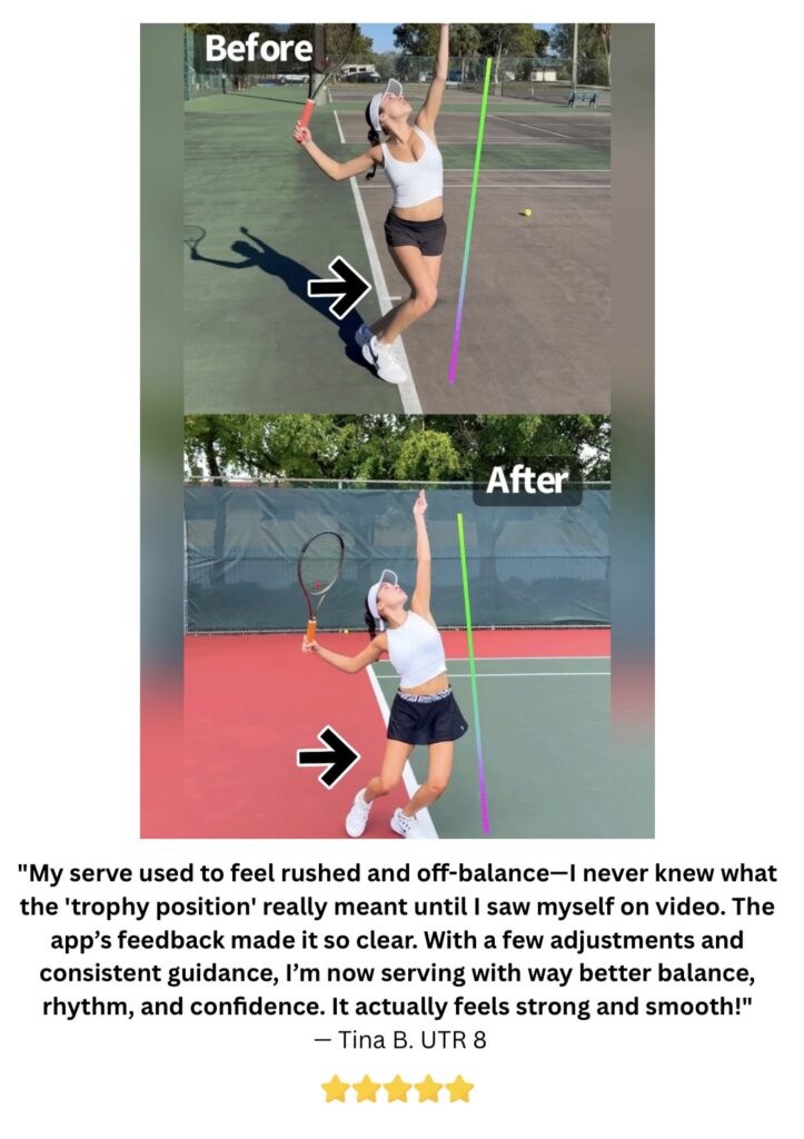 serve video analysis positive reviews